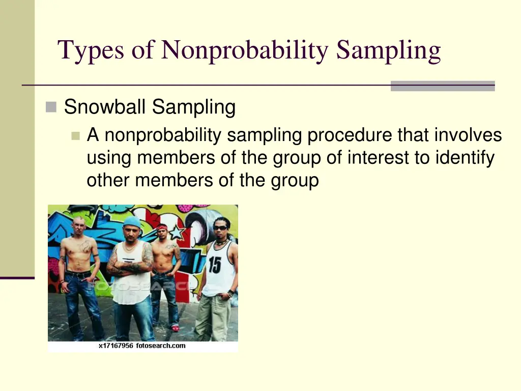 types of nonprobability sampling 2