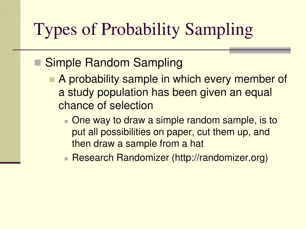 types of probability sampling 1