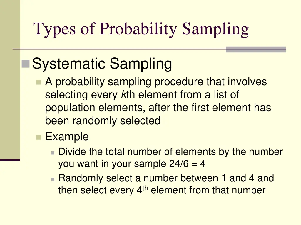 types of probability sampling 2