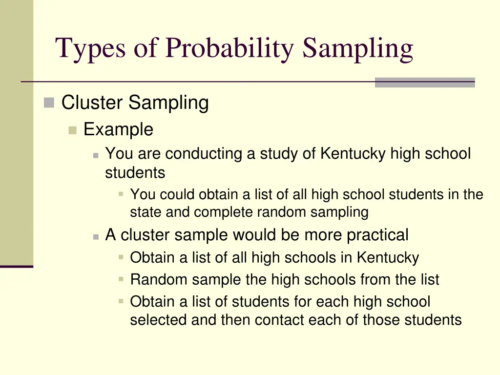 types of probability sampling 7