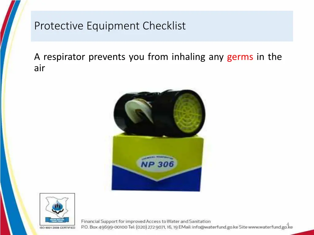 protective equipment checklist 1