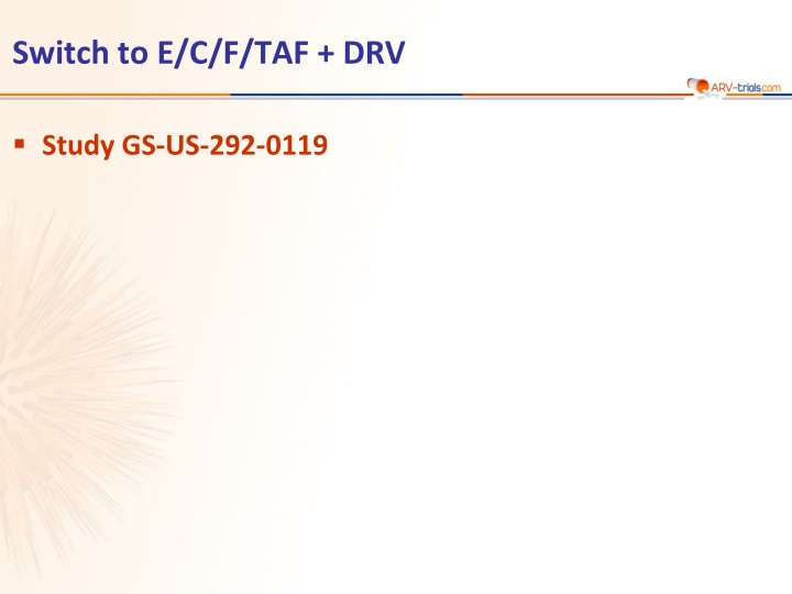 switch to e c f taf drv