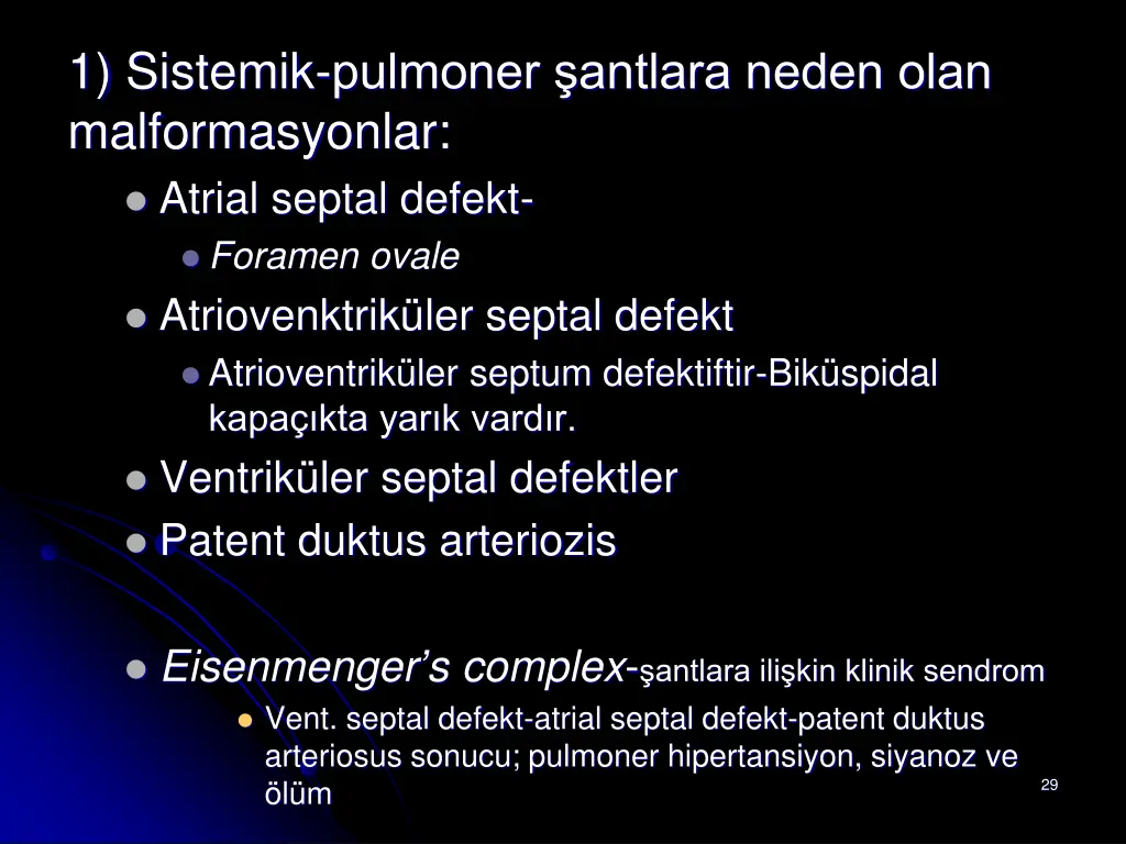 1 sistemik pulmoner antlara neden olan