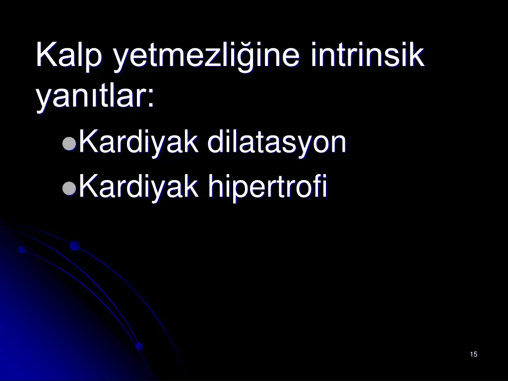 kalp yetmezli ine intrinsik yan tlar kardiyak