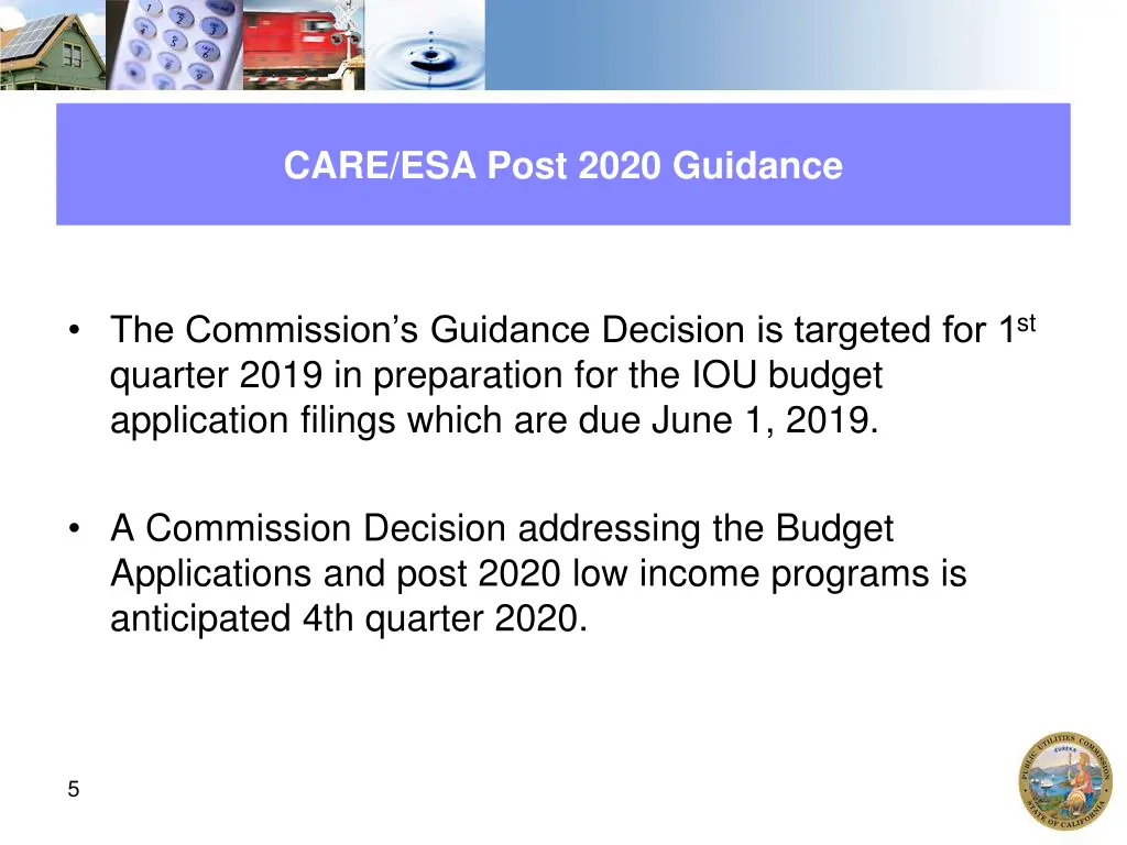 care esa post 2020 guidance 1