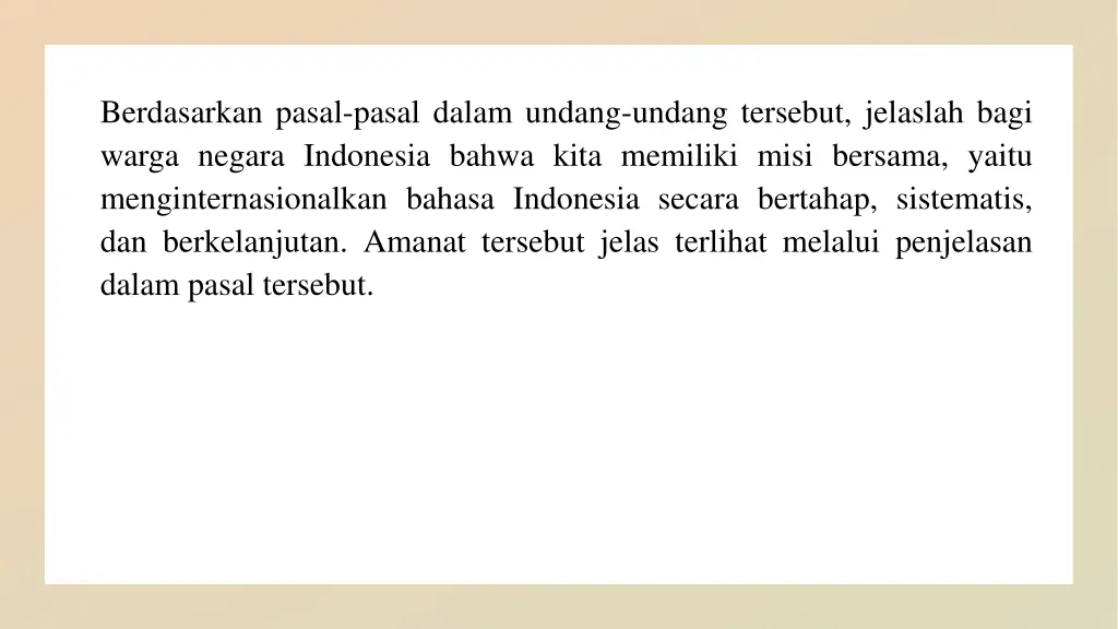 berdasarkan pasal pasal dalam undang undang