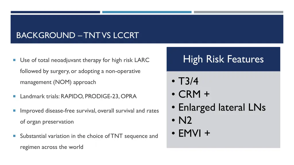 background tnt vs lccrt