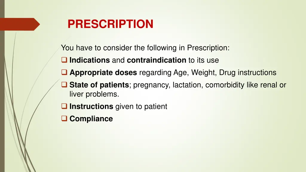 prescription 2