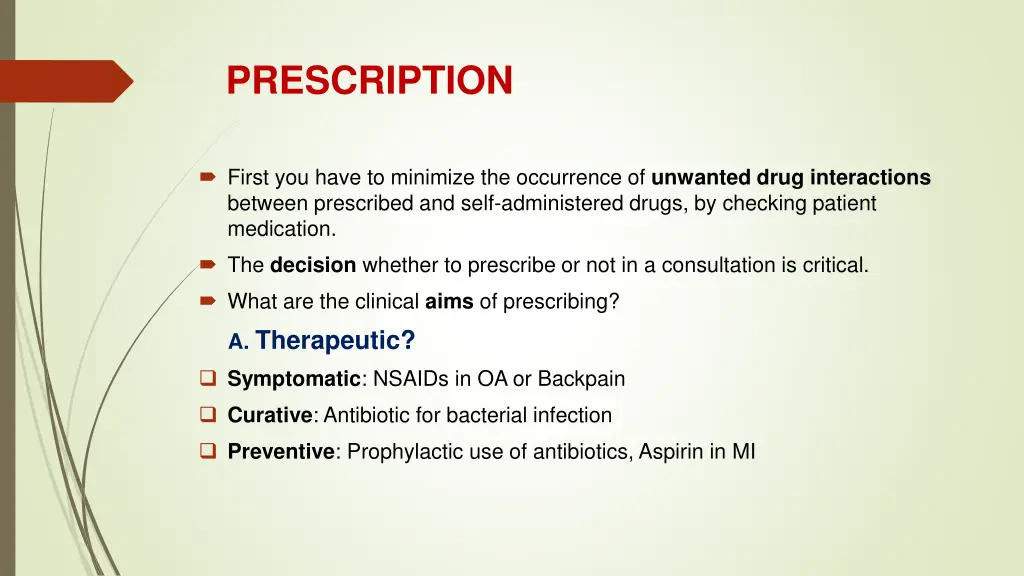 prescription