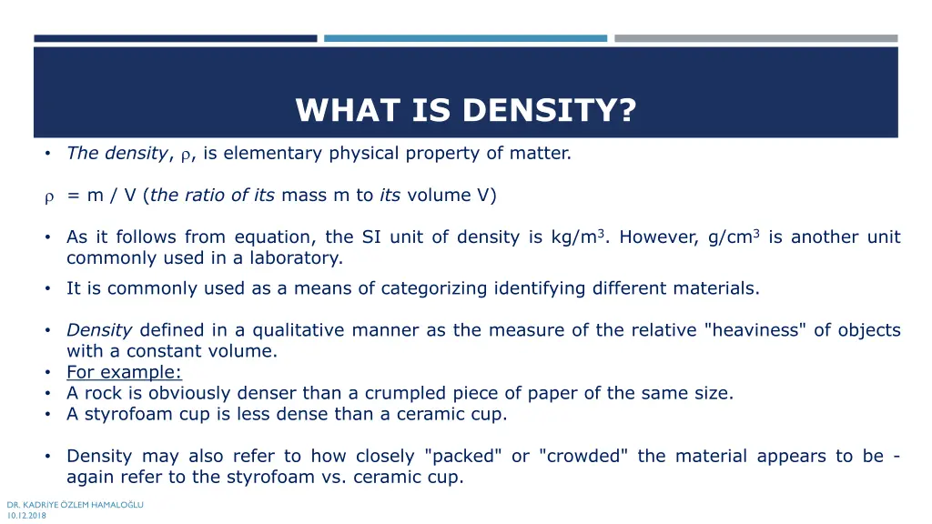 what is density
