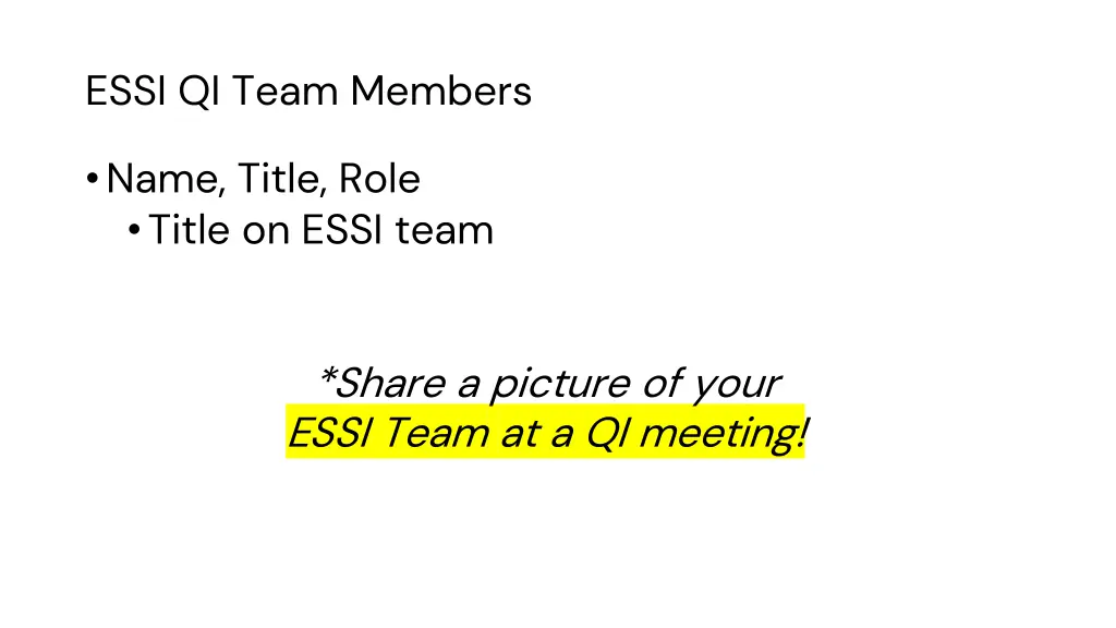 essi qi team members