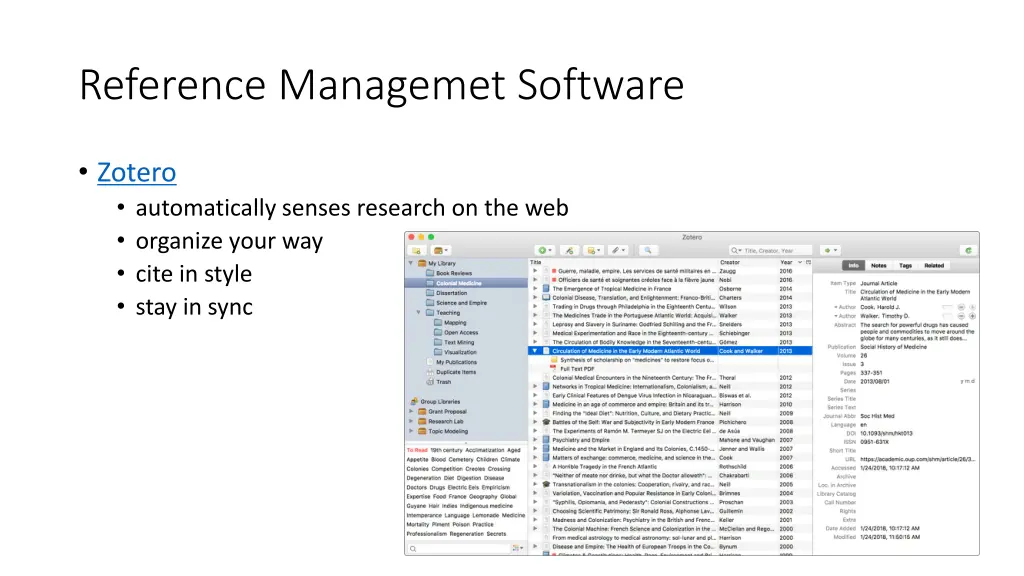reference managemet software