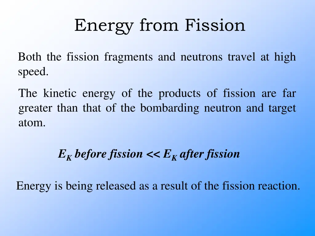 energy from fission
