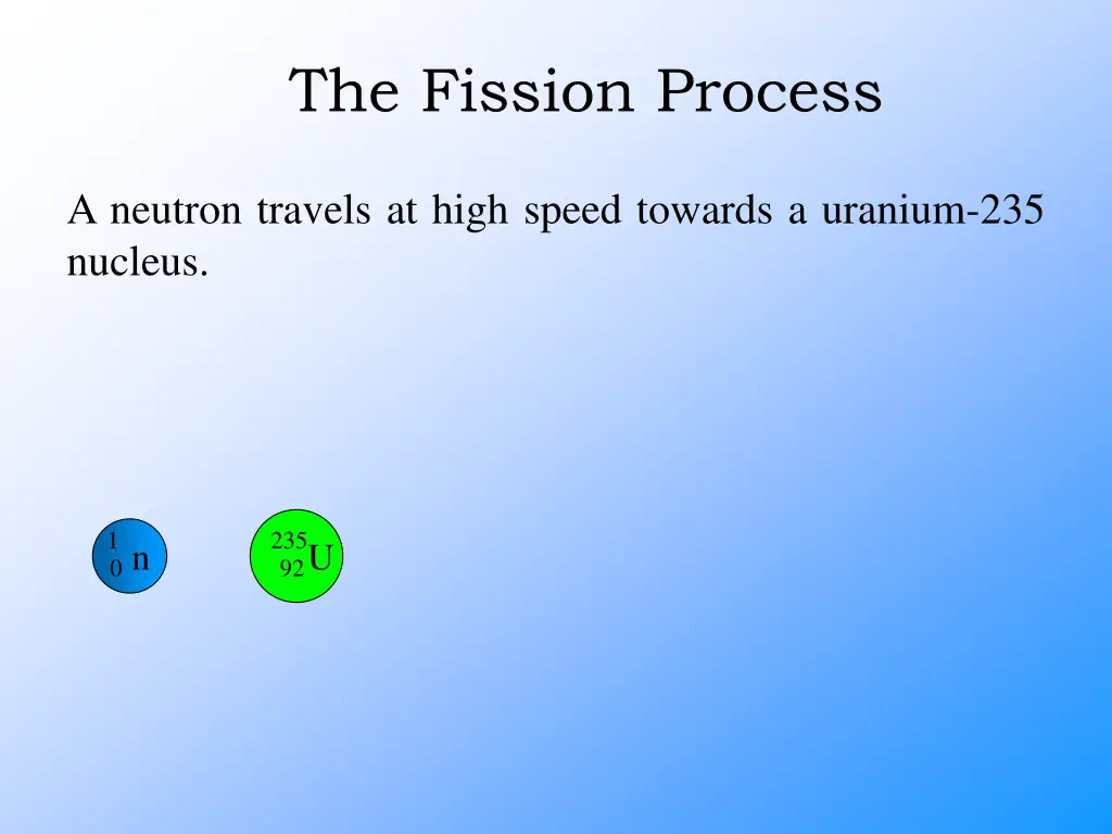 the fission process 1