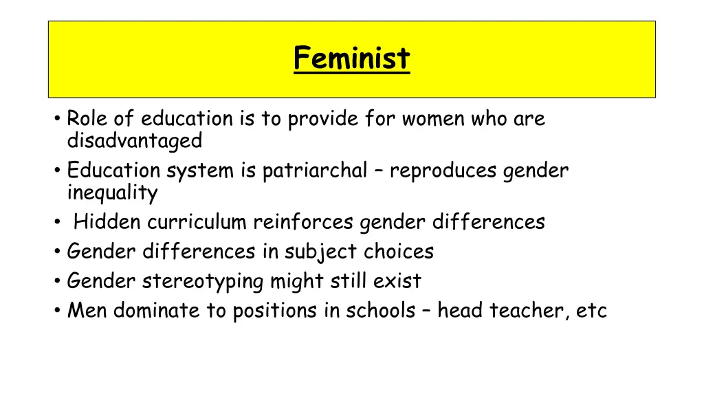 feminist