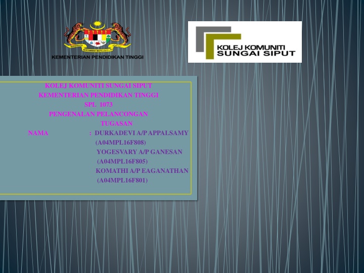 kolej komuniti sungai siput kementerian