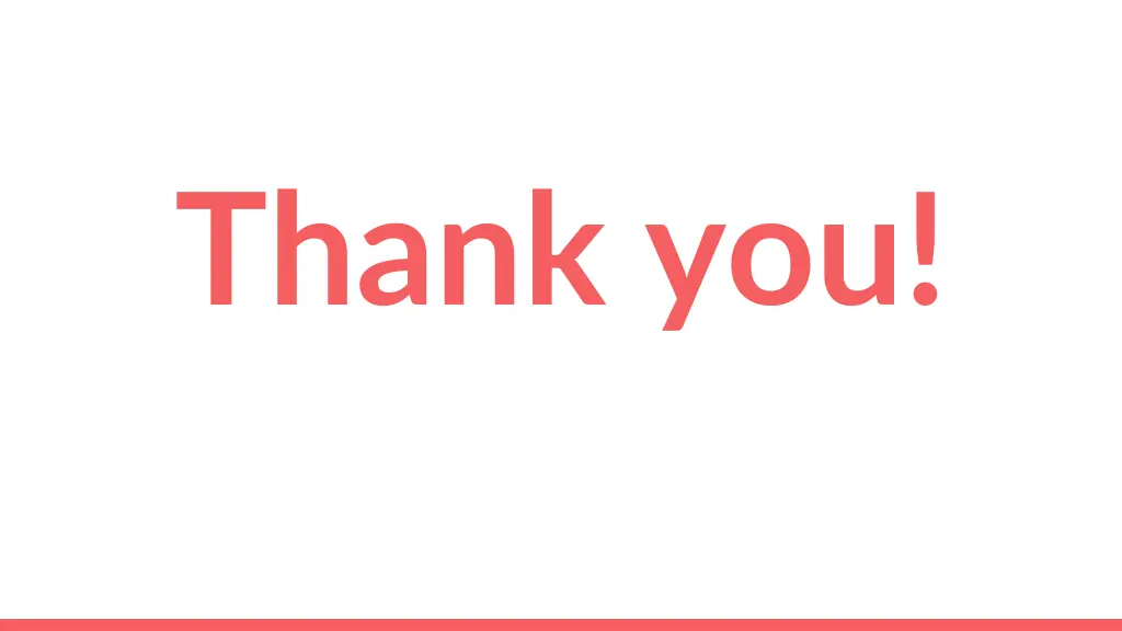 thank you