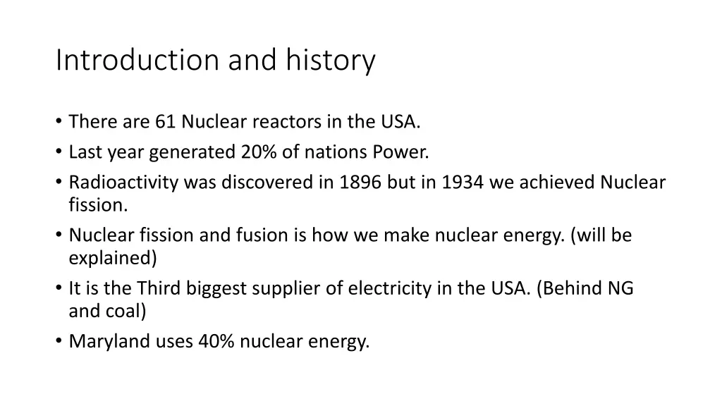introduction and history