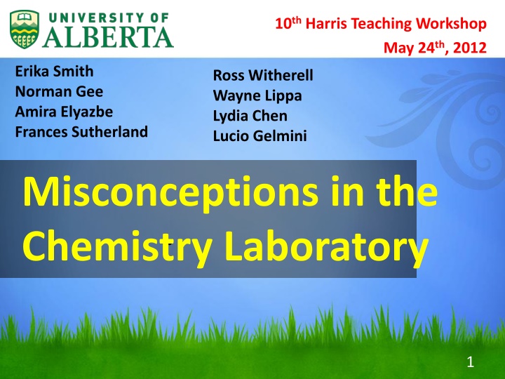 10 th harris teaching workshop