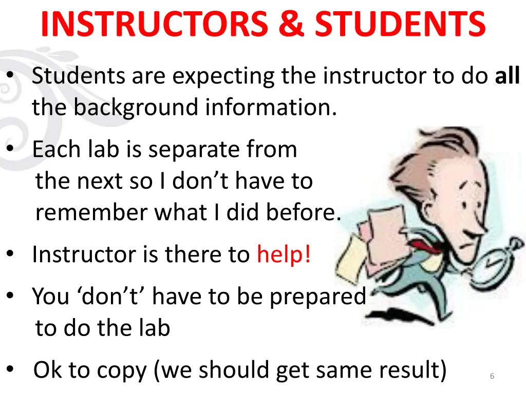instructors students