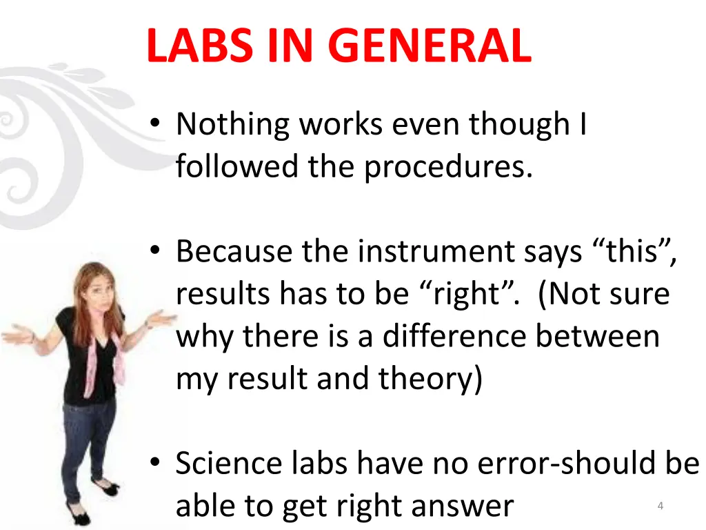 labs in general