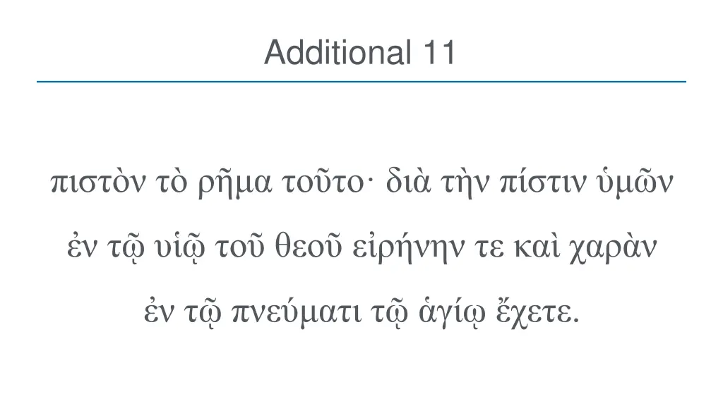 additional 11