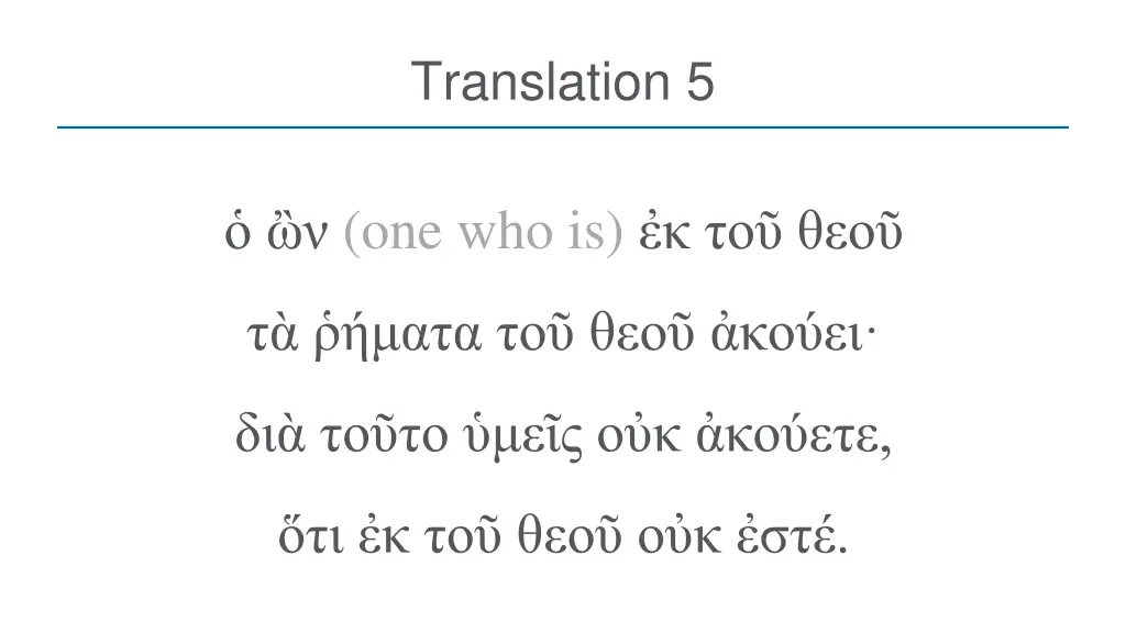 translation 5