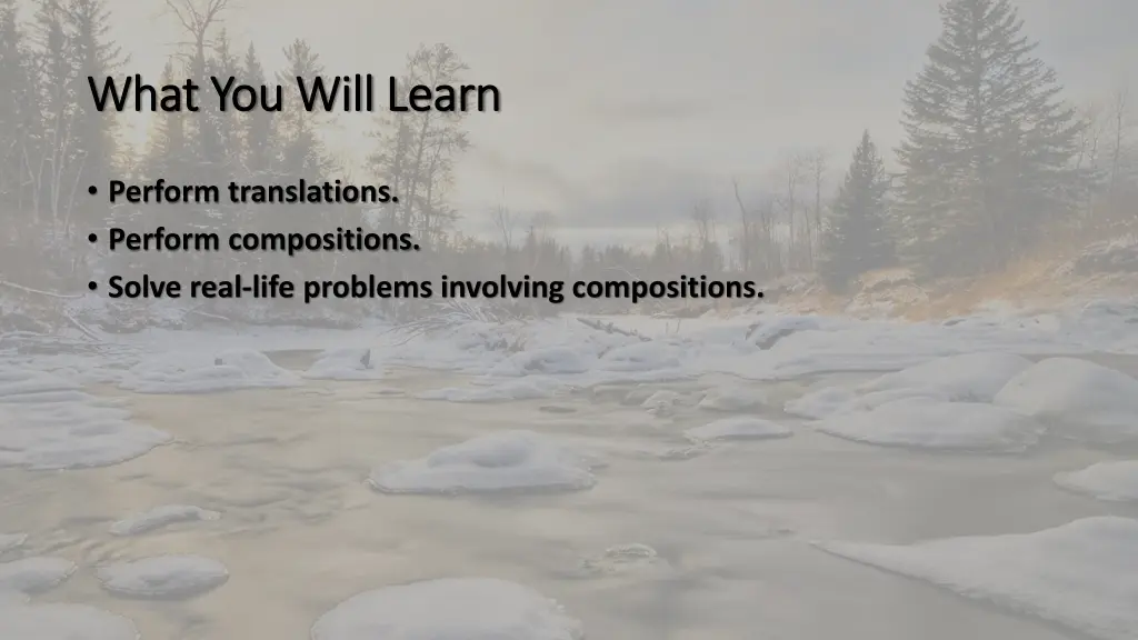 what you will learn what you will learn