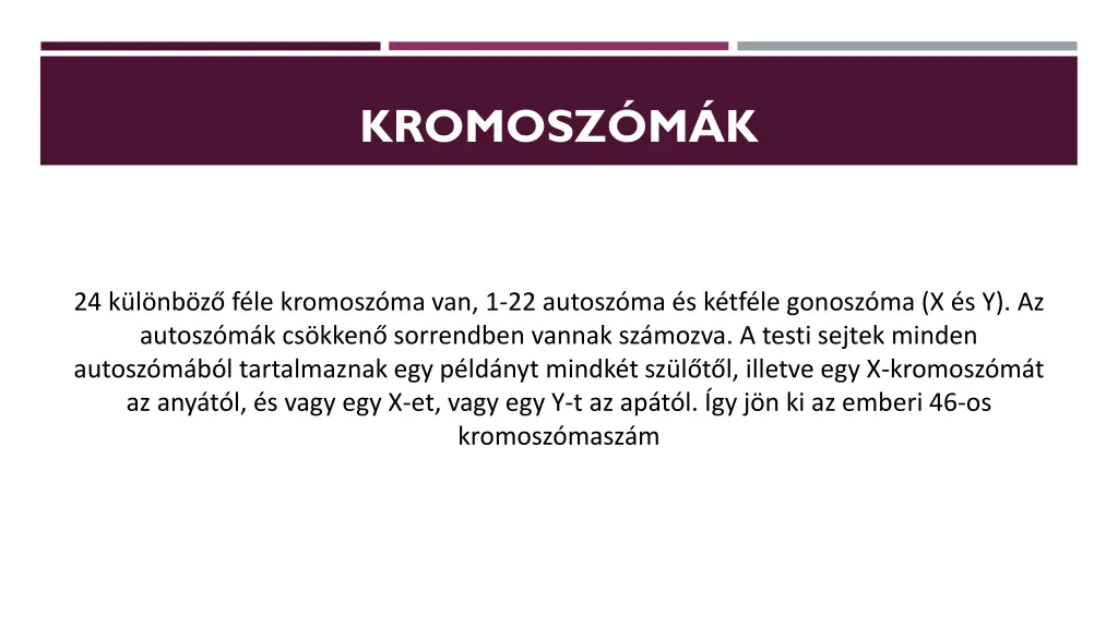 kromosz m k