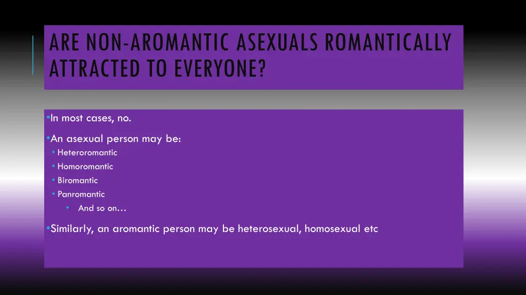 are non aromantic asexuals romantically attracted
