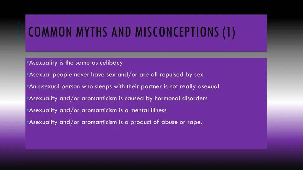 common myths and misconceptions 1