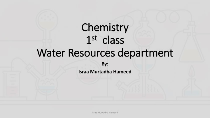 chemistry chemistry 1 1 st st class class