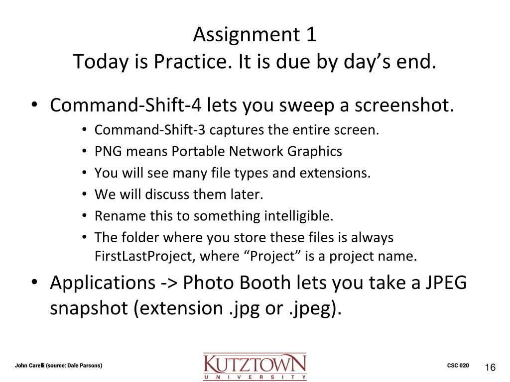 assignment 1