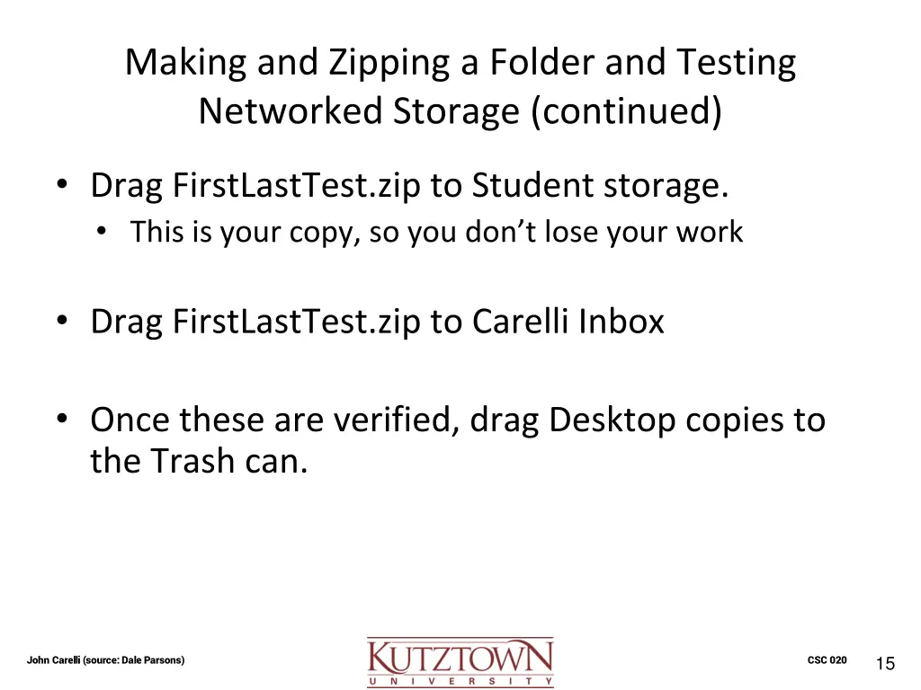 making and zipping a folder and testing networked 1