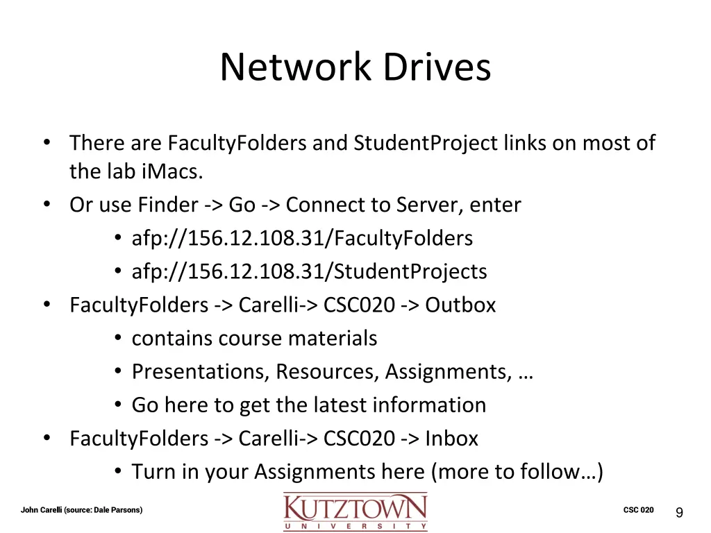network drives