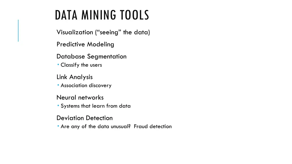 data mining tools
