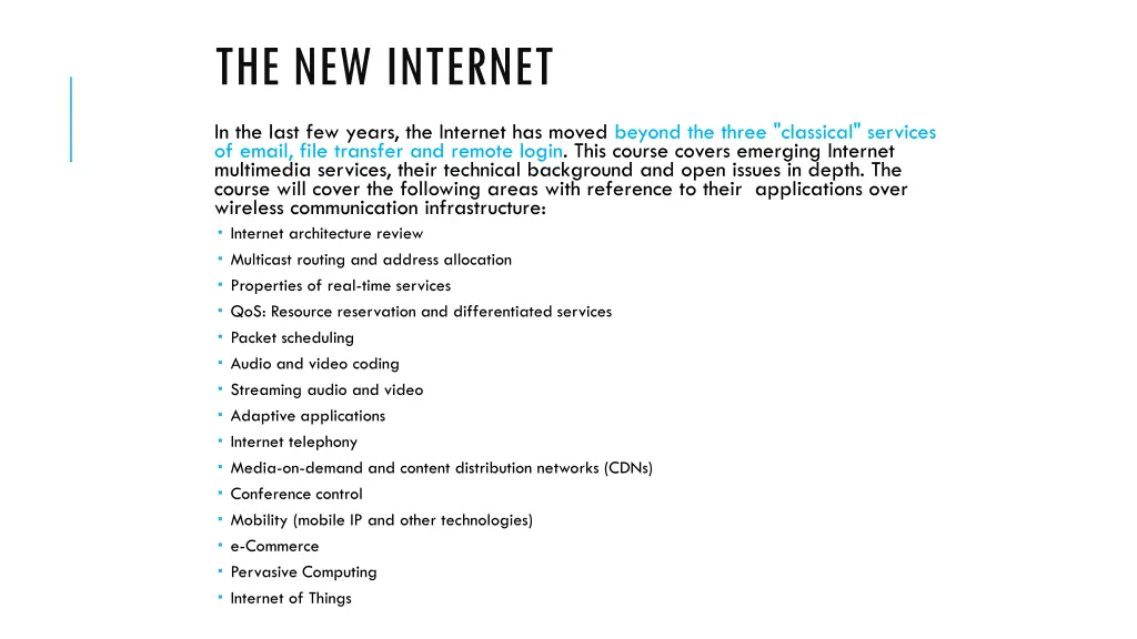 the new internet