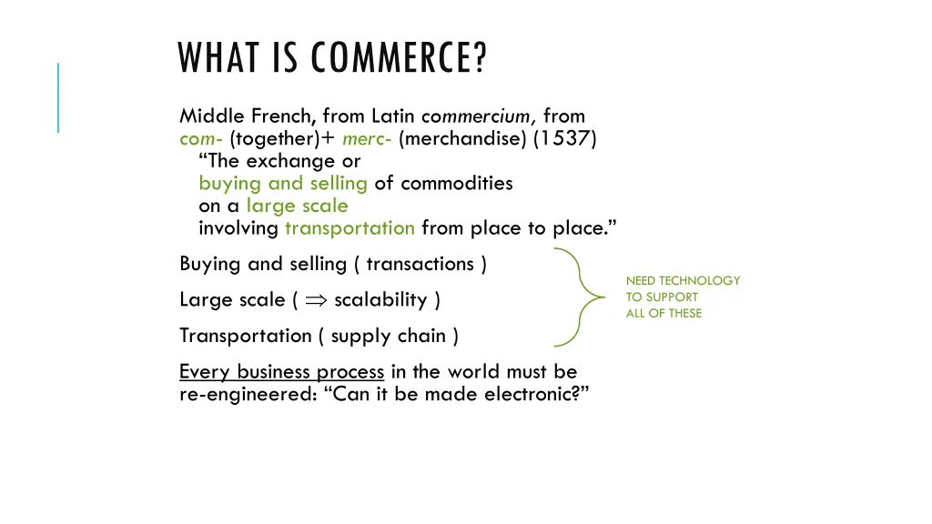 what is commerce