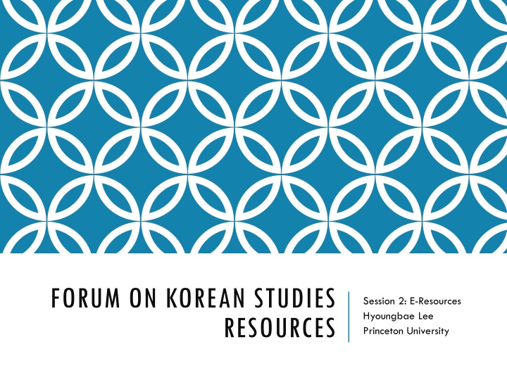 forum on korean studies