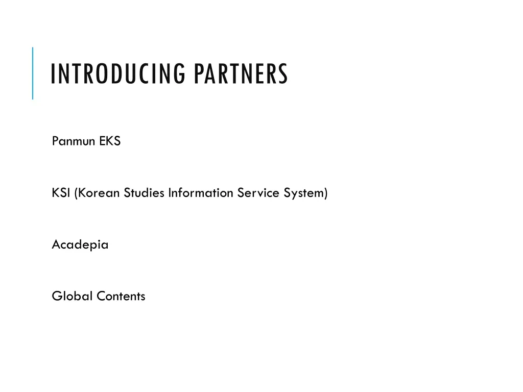 introducing partners