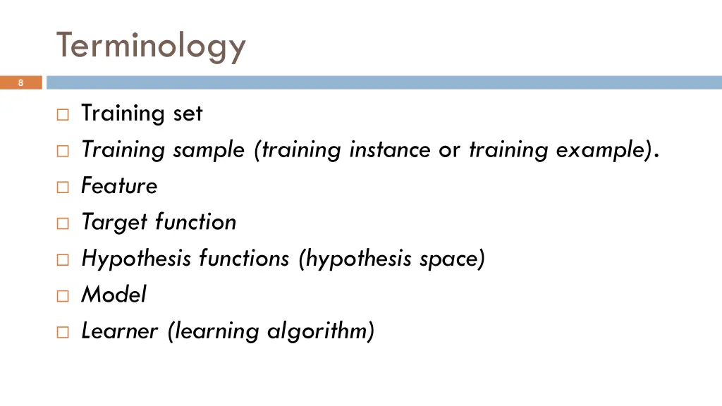 terminology