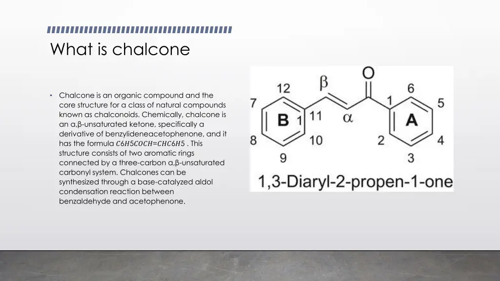 what is chalcone