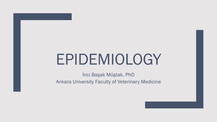 epidemiology