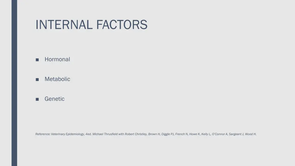 internal factors