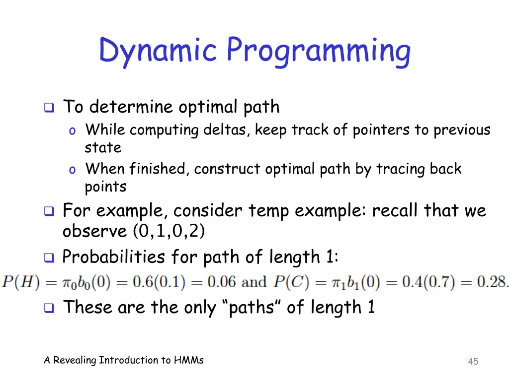 dynamic programming 2