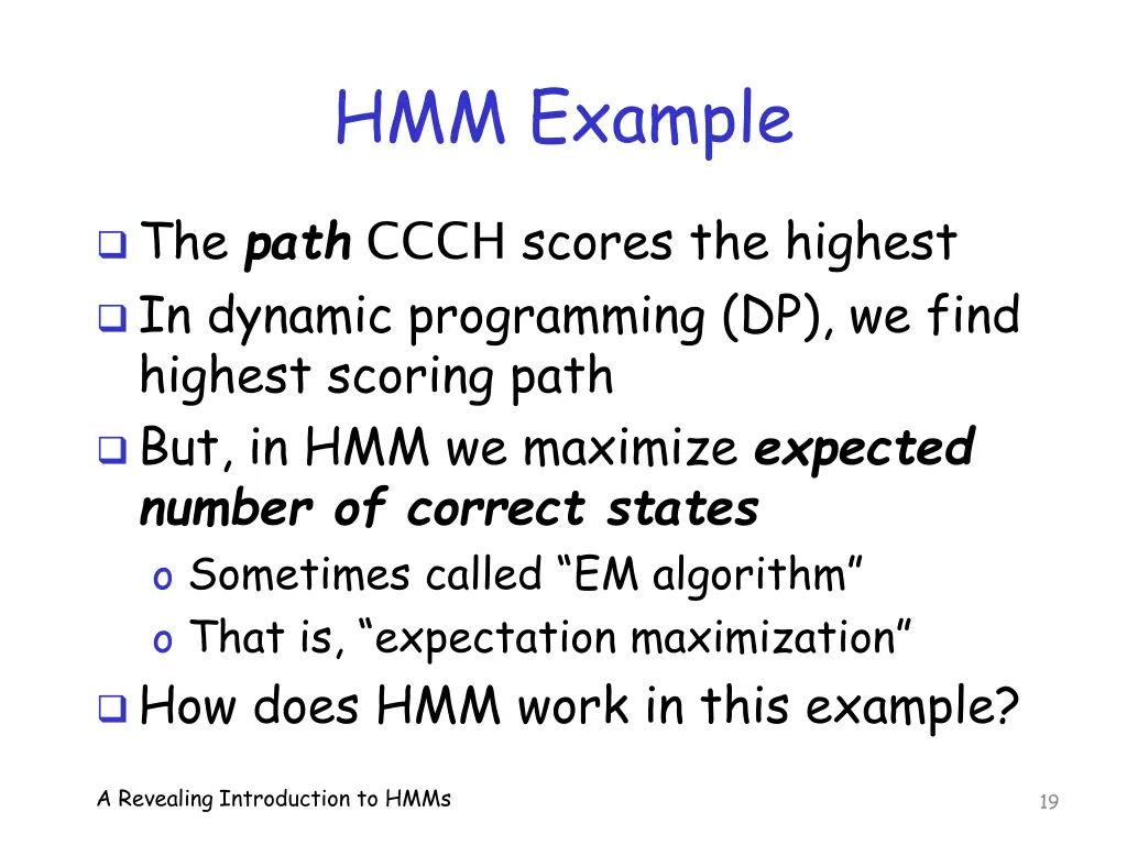 hmm example 8