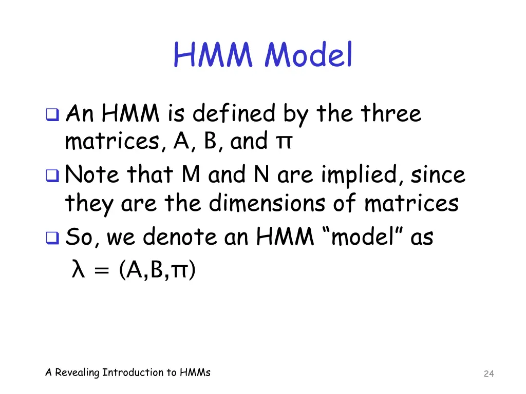 hmm model