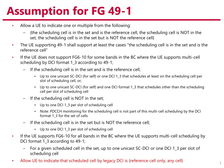 assumption for fg 49 1