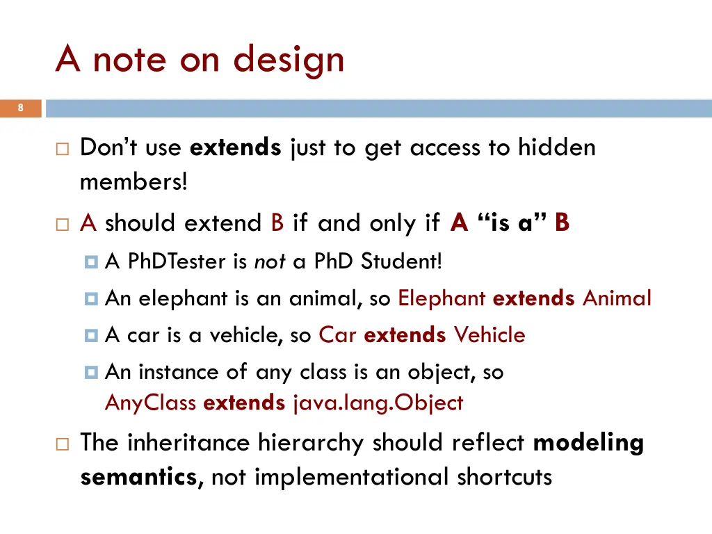 a note on design