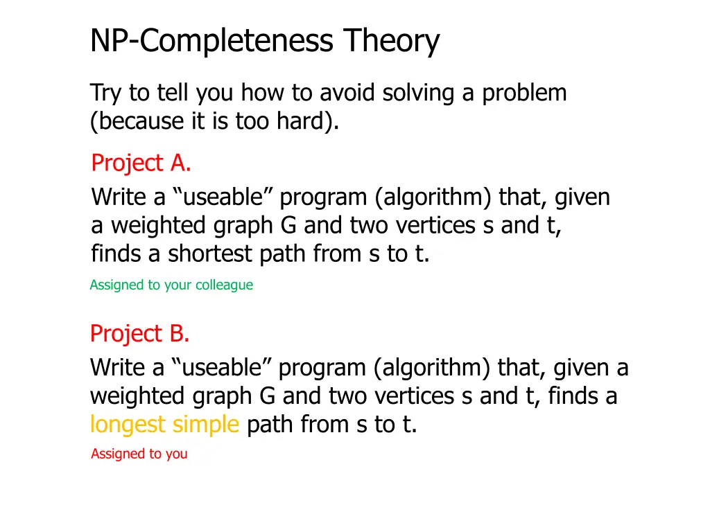 np completeness theory 2